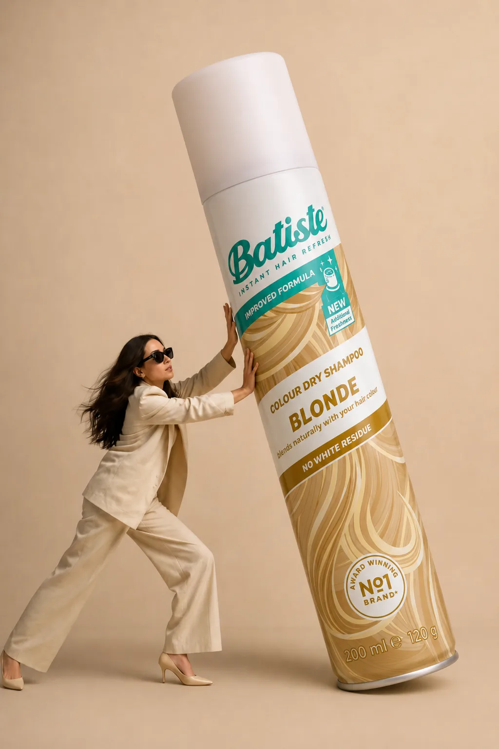 Hair care editorial, salon-grade products at home
