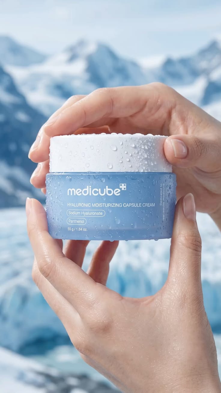 Medicube editorial, Korean dermatology product still