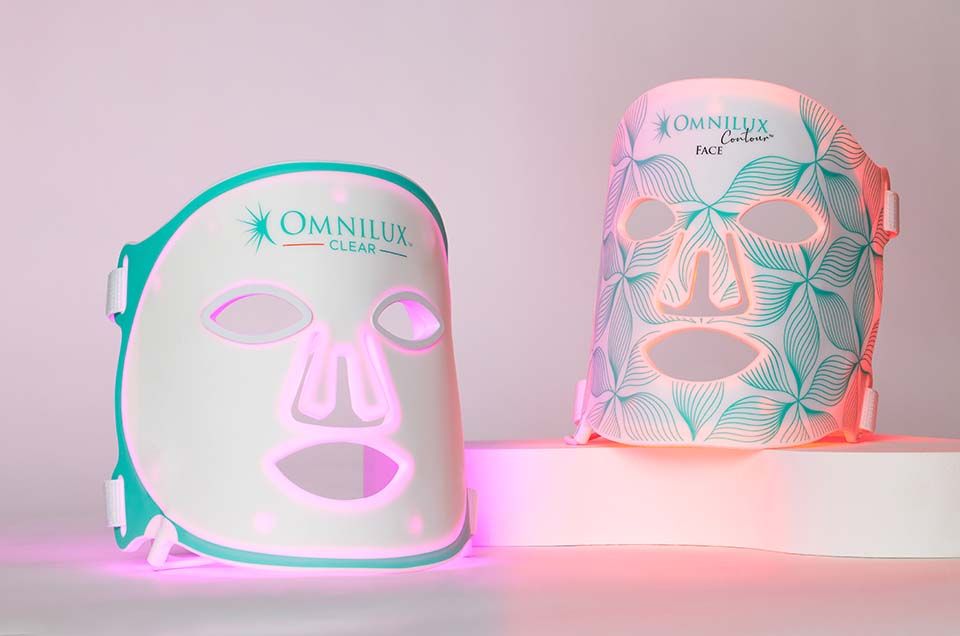 Omnilux Contour Face LED mask, editorial hero