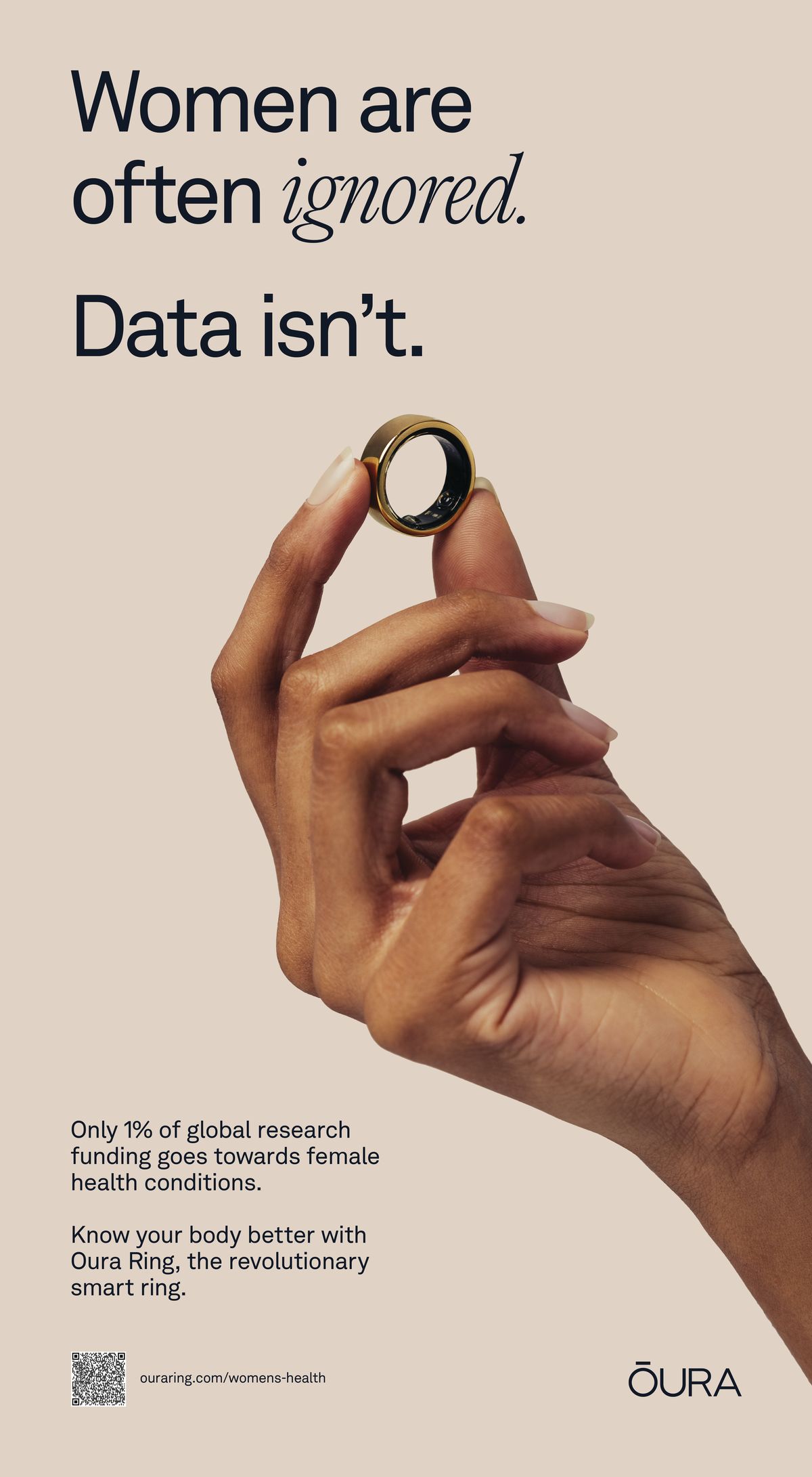 Oura Ring Gen 4 lifestyle, hands resting, ring catching the light