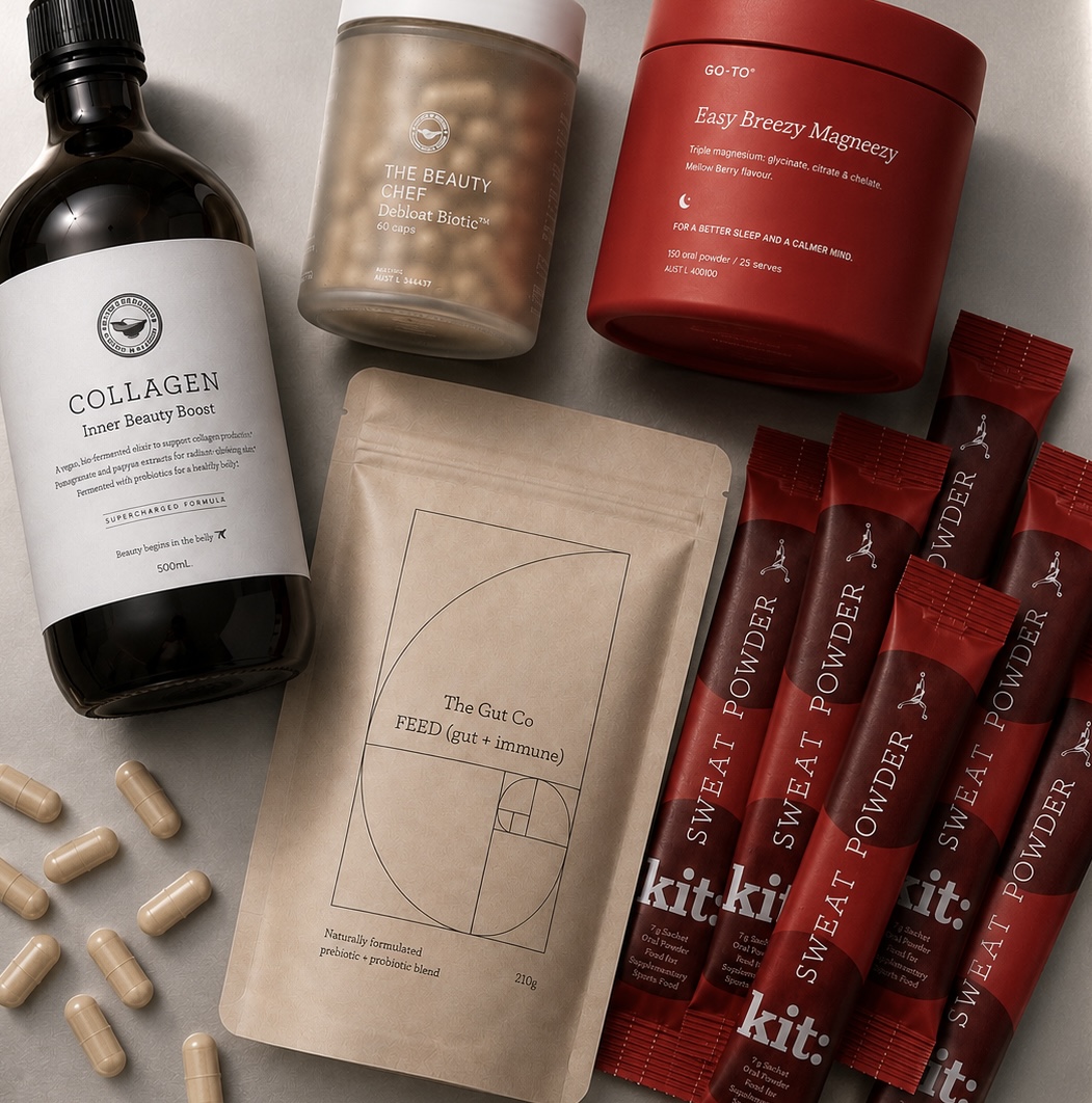 Mental Wellness editorial, range flatlay