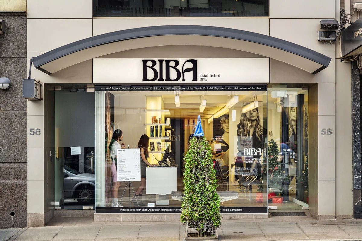 Biba Salons, twelve Melbourne rooms