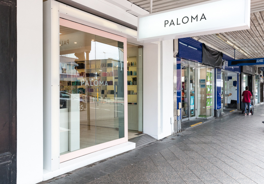Paloma, Surry Hills storefront with PALOMA signage