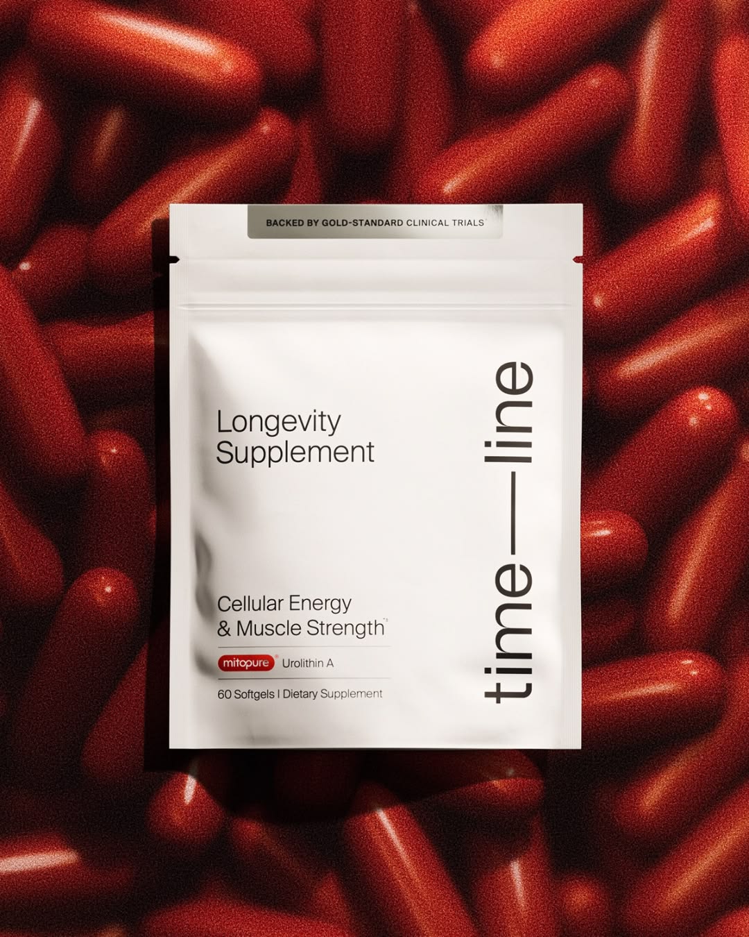 Supplements editorial, Longevity supplement flatlay